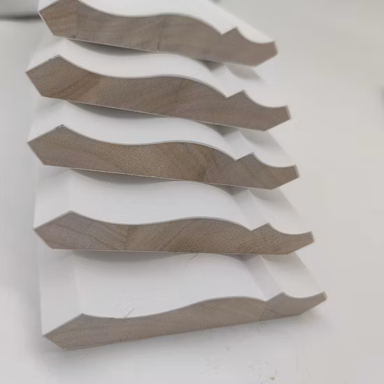 White Paulownia Wood Mouldings/Decorative Bevel Bullnose Pine Solid Wood Mouldings
