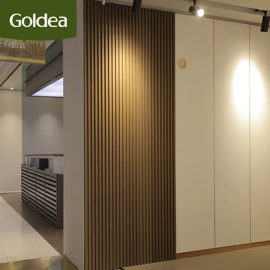 Goldea Acoustic Interior Door Hotel Kid′s Bedroom Soundproof Wooden Door for Project