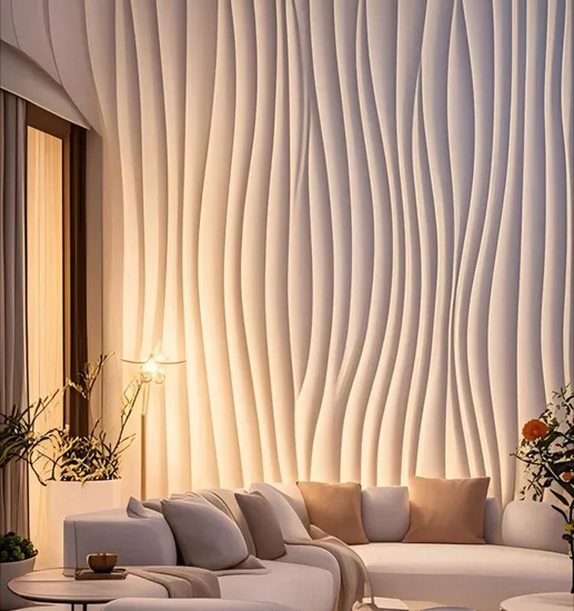 Latest Design Modern Style Interior Wall Panel Latest Design 3D Wall Panel Wall Decoration Panel Decorative Wall Panel Decorative Wall Panel Villa Wall 