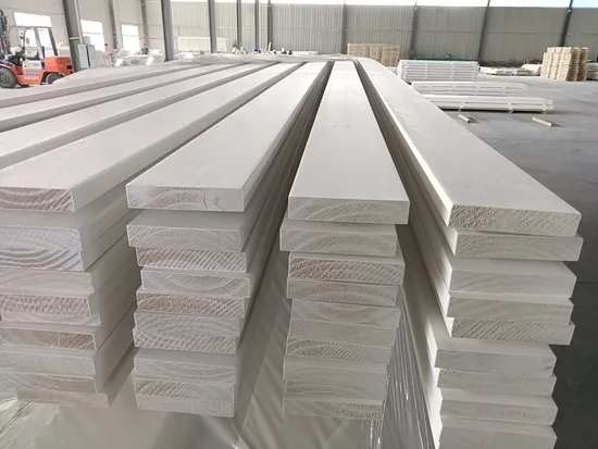 Modern White Finger Joint Pine Baseboard Skirting Board Solid Wood MDF Waterproof for Hotels 