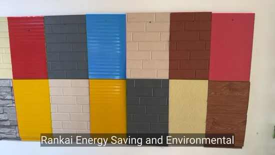 Prefabricated Steel House Wall Panel EPS/PVC/PU/PIR/PUR/Rock Wool Metal Sandwich Panel Factory Price 