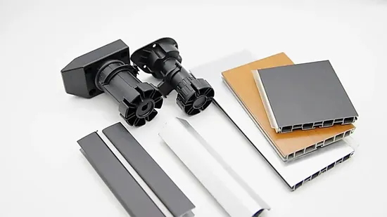 Customized Waterproof Brush Aluminum Baseboard Skirting Panel Covers Kitchen Cabinet Plinth PVC Skirting Board 