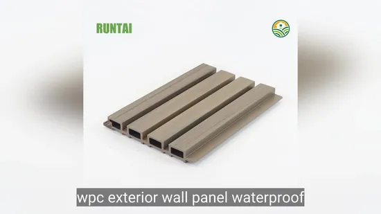 WPC Wall Panel Exterior Decoration Waterproof Durable Plastic Cladding 