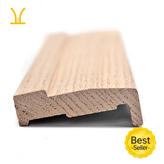 Environmental Protection Natural Solid Wooden Skirting Board Log Solid Wooden Door Wall Baseboard 68c 