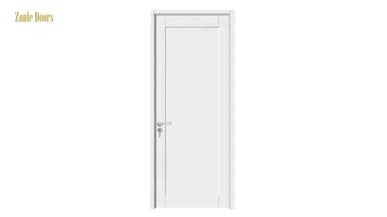 Factory Lowest Price Wooden PVC WPC Interior Bathroom Door for Hotel 